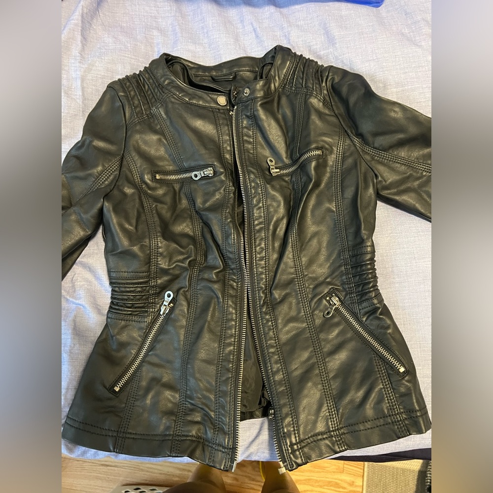 Leather jacket